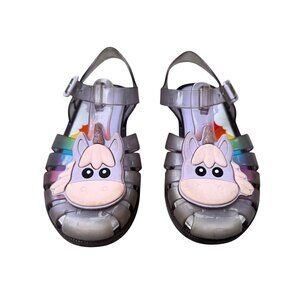MEL By MELISSA Unicorn Jelly Sandals Girls 11 28/29 EU Purple Mini Melissa Shoes